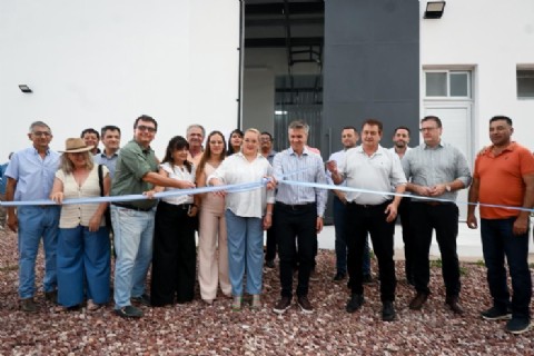 El Gobierno provincial inauguró el moderno Frigorífico Municipal de Pampa del Infierno