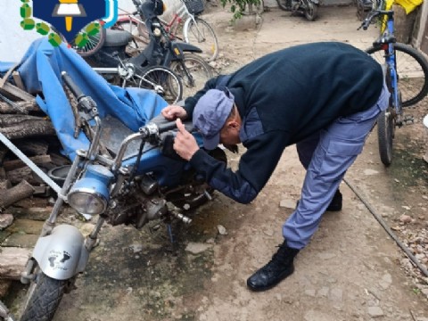Allanaron talleres de motos para frenar el desguace y el robo de rodados en Sáenz Peña y Napenay