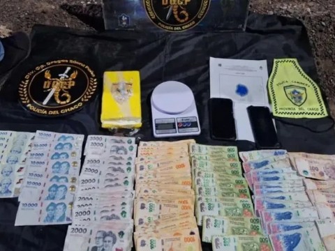 Detuvieron a dos hombres con casi un kilo de cocaína en Sáenz Peña