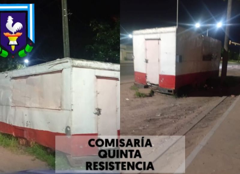 Detuvieron a una pareja cuando intentaba forzar un carro de comidas en el Parque Tiro Federal