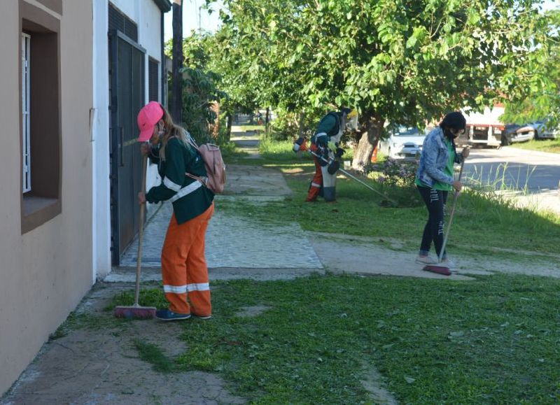 Resistencia: continúa el operativo de limpieza integral en la zona oeste