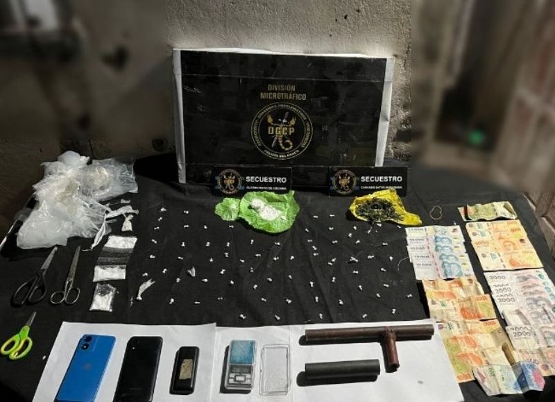 Resistencia: allanaron un domicilio por narcomenudeo e incautaron drogas, dinero y una tumbera