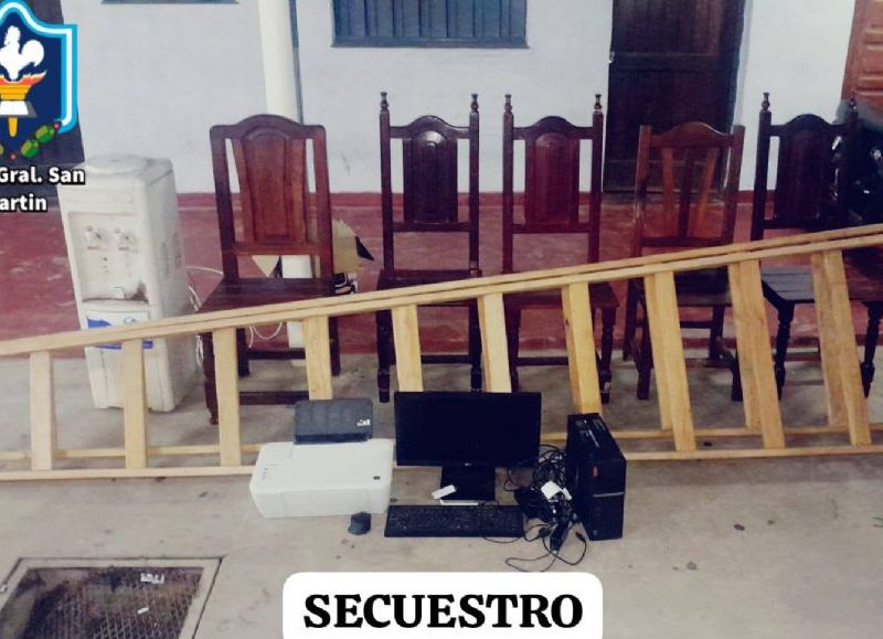 General San Martín: una investigación vecinal permitió recuperar elementos robados de un aserradero