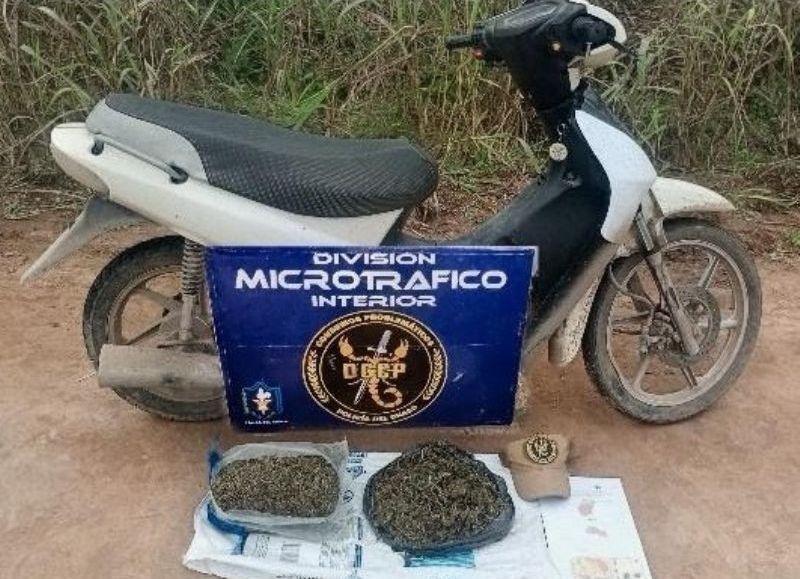 Detuvieron a un hombre que transportaba más de un kilo de marihuana en Napenay