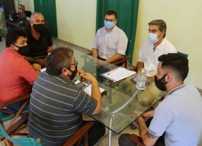 En Sáenz Peña, Jorge Capitanich se reunió con los dirigentes del Sindicato Luz y Fuerza