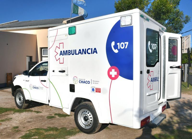 El Gobierno provincial entregó una nueva ambulancia para reforzar la salud en Charadai