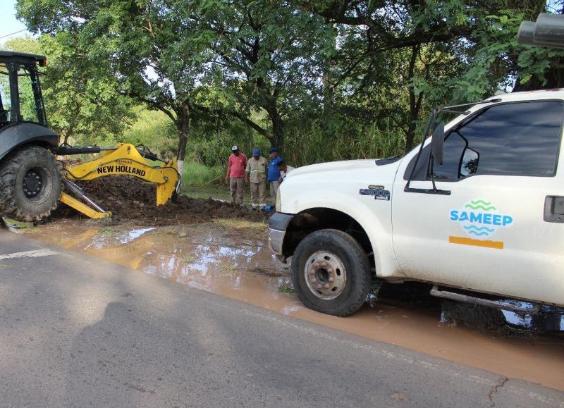 Un rayo afectó la Estación de Bombeo de Sameep en La Escondida