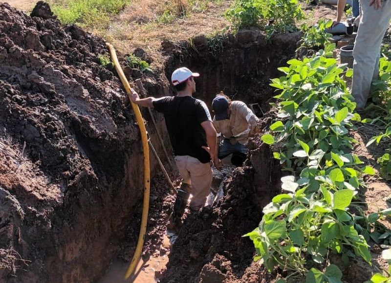 Tras una rápida intervención, se restableció el suministro de agua en San Bernardo