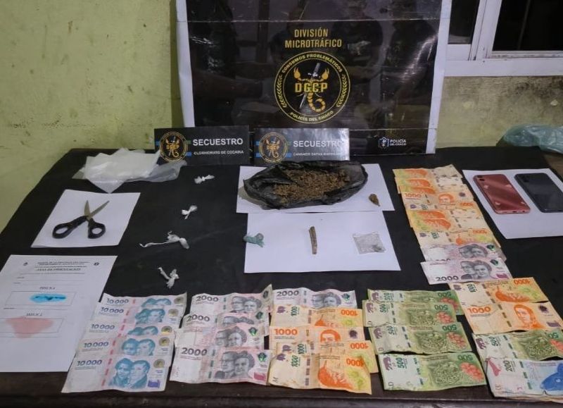 Secuestran cocaína, marihuana y detienen a un hombre de 30 años en Resistencia