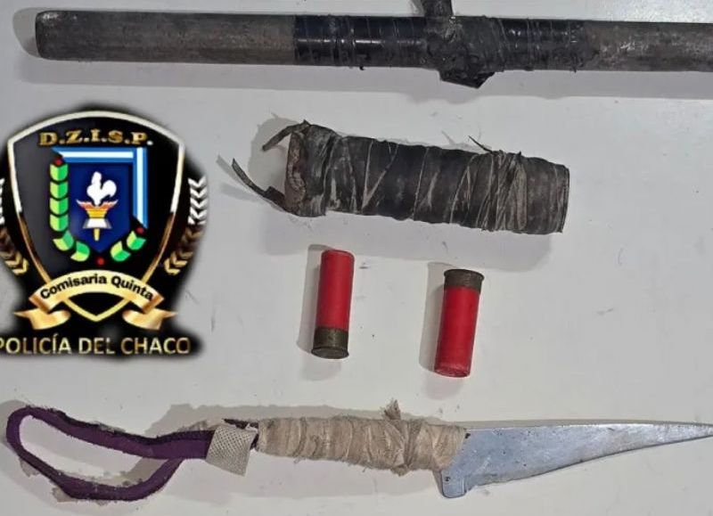 Sáenz Peña: detuvieron a dos hombres armados en un intento de robo