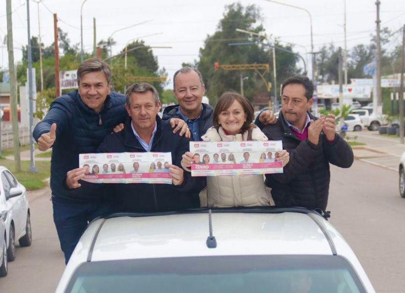 Zdero de caravana en Charata: "Falta menos, el cambio es inevitable"