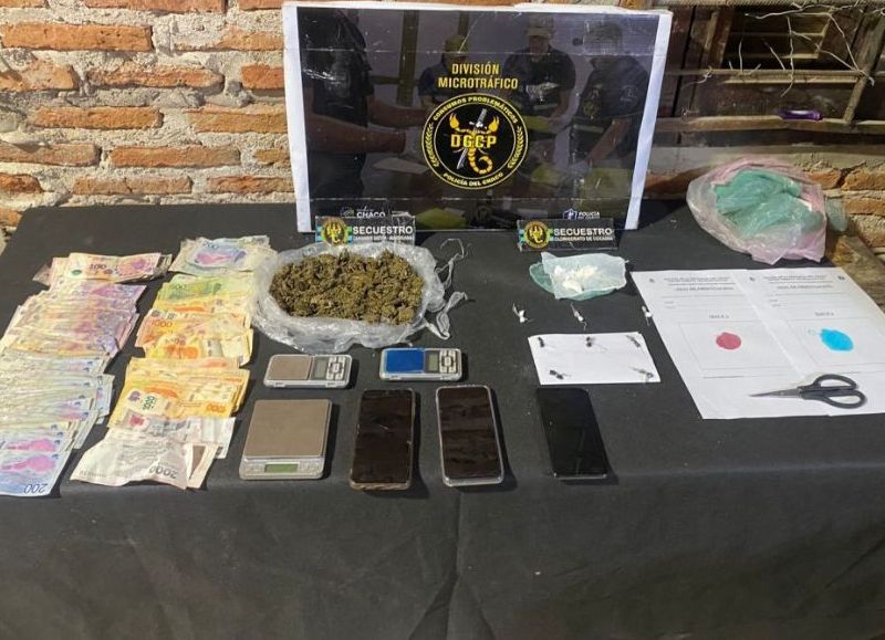 Desbaratan un búnker de drogas en el barrio Carpincho Macho de Resistencia