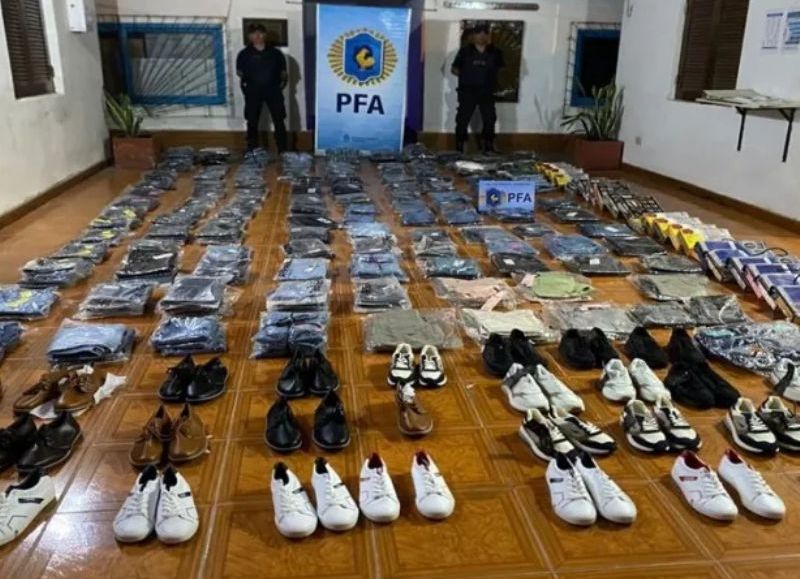 Secuestraron mercadería de contrabando en Pampa del Infierno