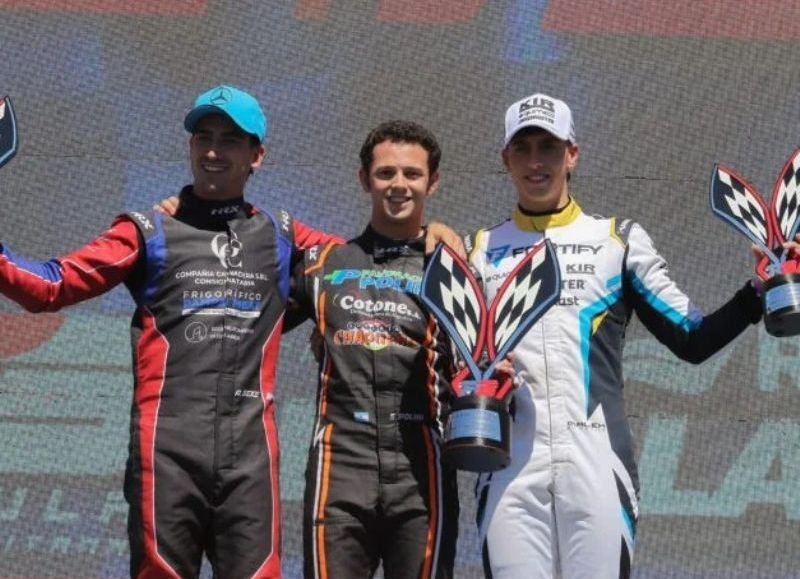 Stefano Polini se quedó con la victoria de la Formula 3 Metropolitana en La Plata