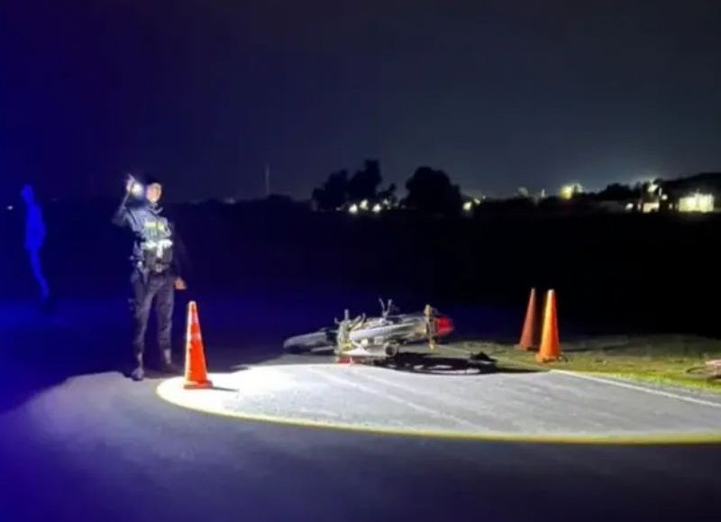 Un motociclista murió tras chocar con un ciclista en Pampa del Indio