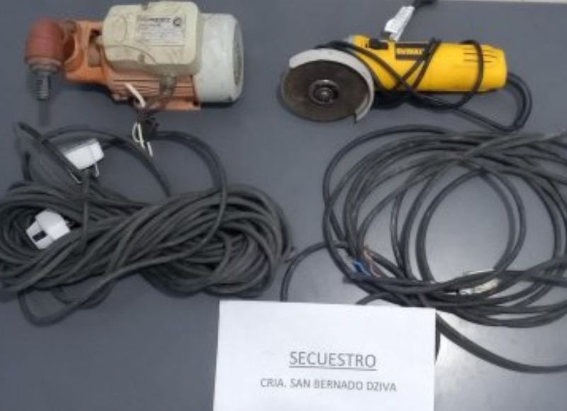 San Bernardo: atraparon a tres menores con herramientas robadas