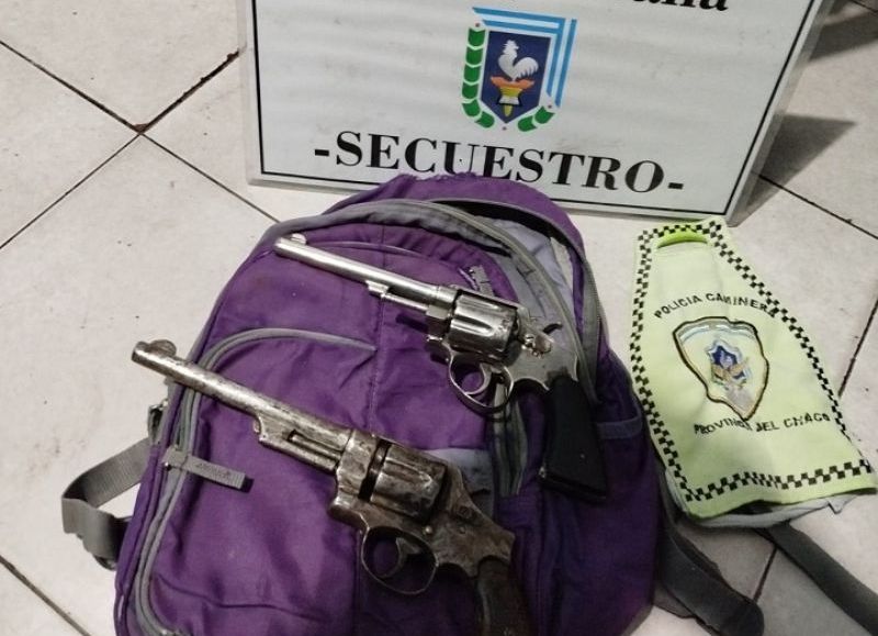 Detuvieron a un hombre armado con dos revólveres en Resistencia