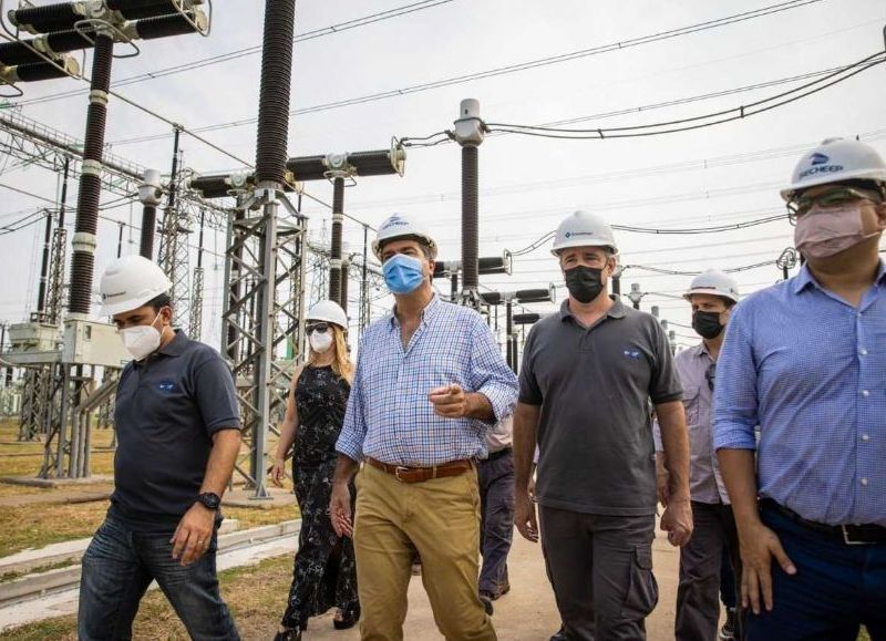 Capitanich supervisó la energización de la línea "Rincón Santa María – Puerto  Bastiani"