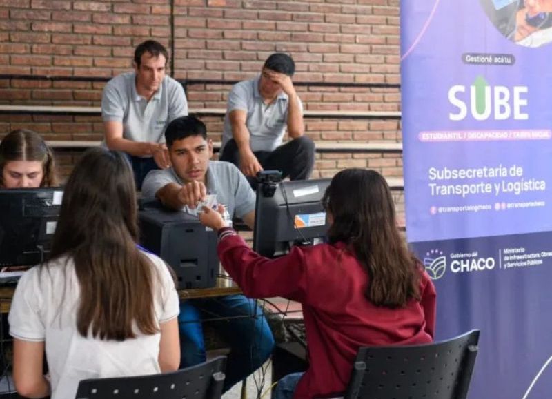 Más de 300 alumnos de Sáenz Peña ya cuentan con el beneficio de la SUBE estudiantil