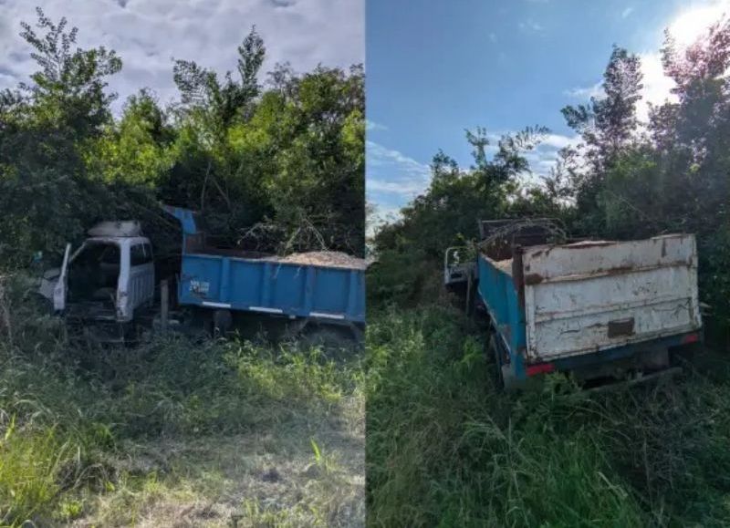 Un camión sufrió un despiste tras esquivar una moto en Resistencia
