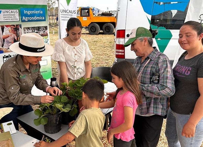 Con seis carreras la UNCAUS participó de "Agronea Pampa- Innovación Sin Fronteras"