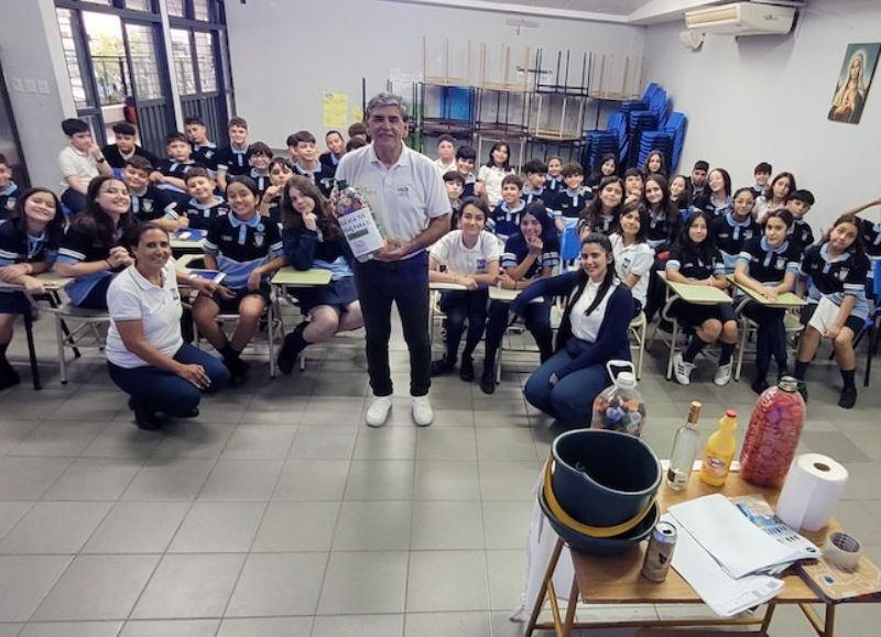 Ciudad Limpia realizó una charla sobre el ambiente en el Colegio “San José Obrero”