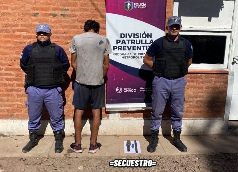 Resistencia: un desorden en la vía pública terminó con el secuestro de un arma casera