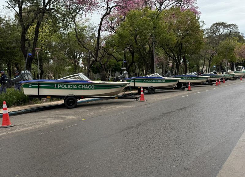 El Gobierno provincial presentó la nueva división “Patrulla fluvial” de la Policía del Chaco