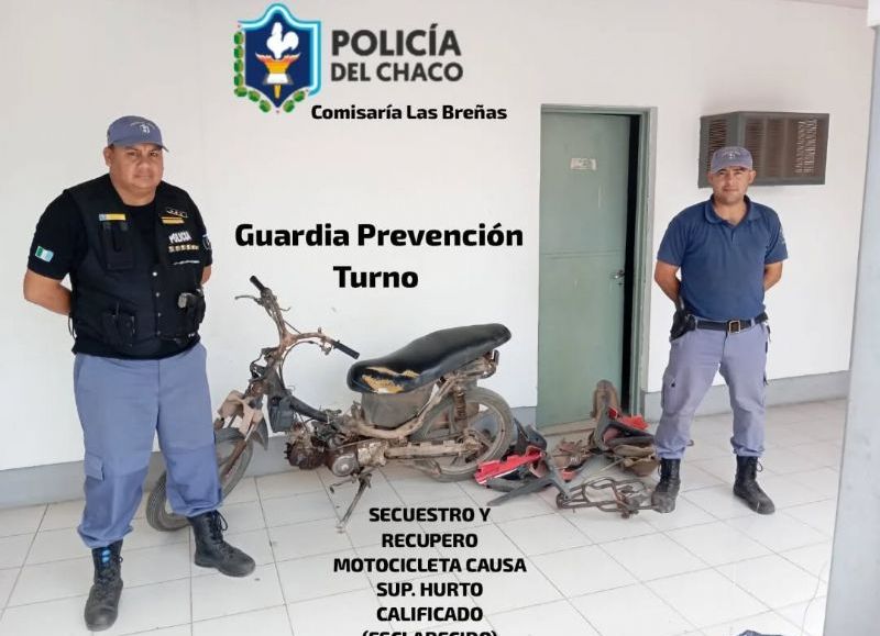 Las Breñas: dejó su moto con la llave puesta y se la llevaron