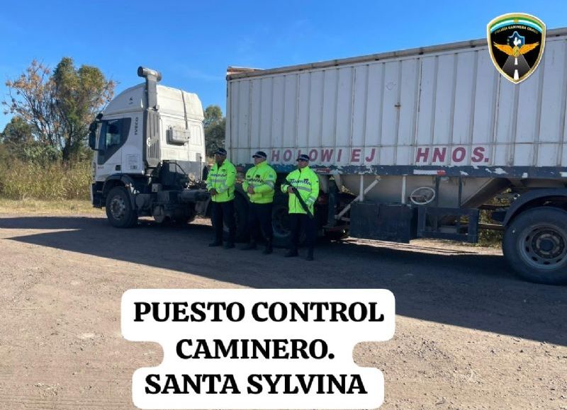 Detuvieron un camión con 30 toneladas de trigo en Villa Ángela