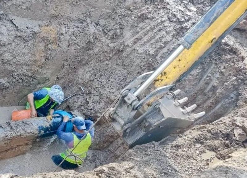 Sameep reparó tramo del acueducto Colonia Benítez - Margarita Belén