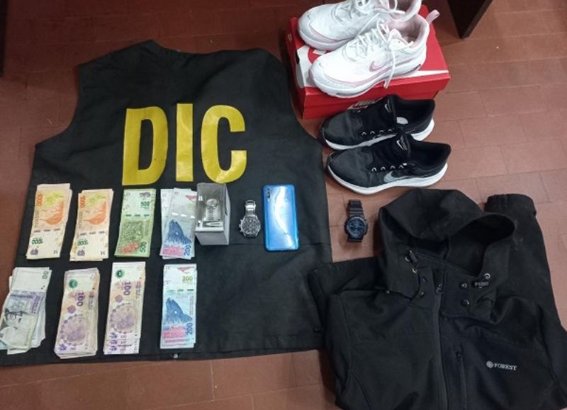Salió a robar el Día del Padre zapatillas y relojes, lo atraparon