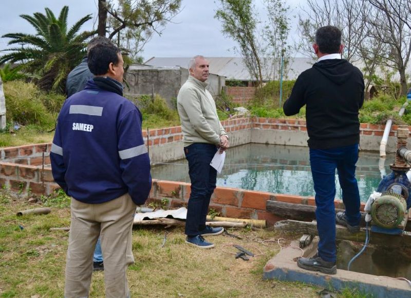 Santa Sylvina: Sameep avanza con intervenciones para aumentar el suministro de agua potable