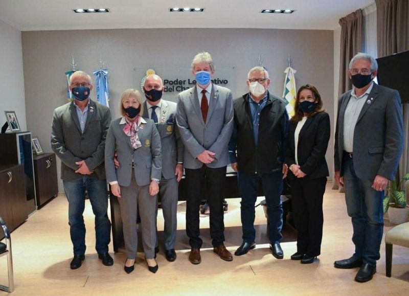 Sager recibió al gobernador del Distrito 4845 del Rotary Internacional