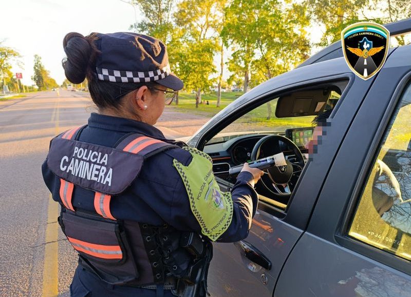 Caminera intensificó controles en toda la provincia: 16 conductores alcoholizados y múltiples secuestros