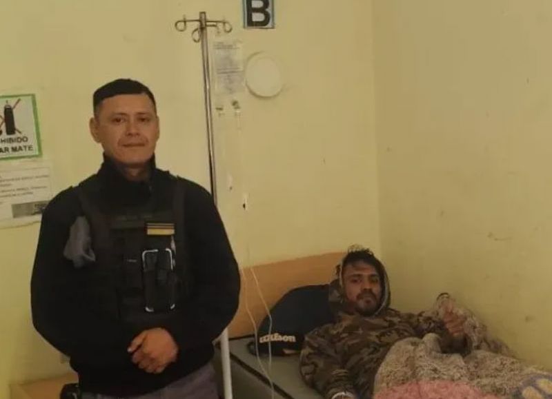 Policías asistieron a un hombre que sufría un preinfarto en Villa Ángela