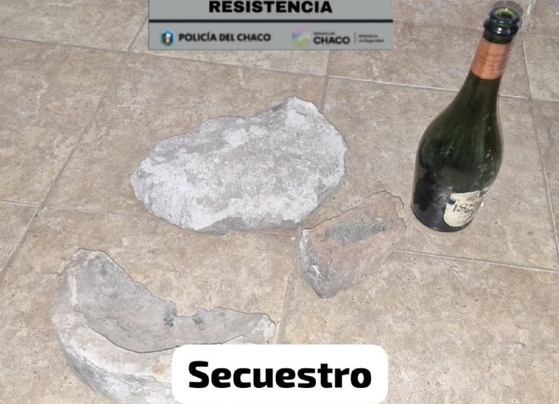 Dañaron un móvil policial durante un desorden en Resistencia