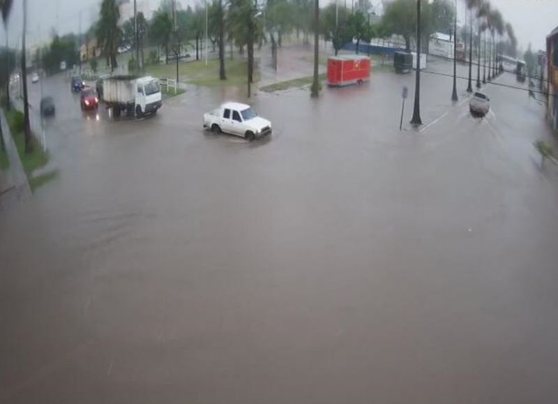 Sáenz Peña informó que el sistema de bombeo se encuentra en pleno funcionamiento