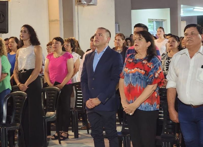 El intendente Maidana acompañó el aniversario del hospital "Sargento Cabral" de Colonia Elisa