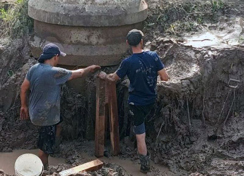 Sameep reparó cañerías del acueducto en Presidencia Roca