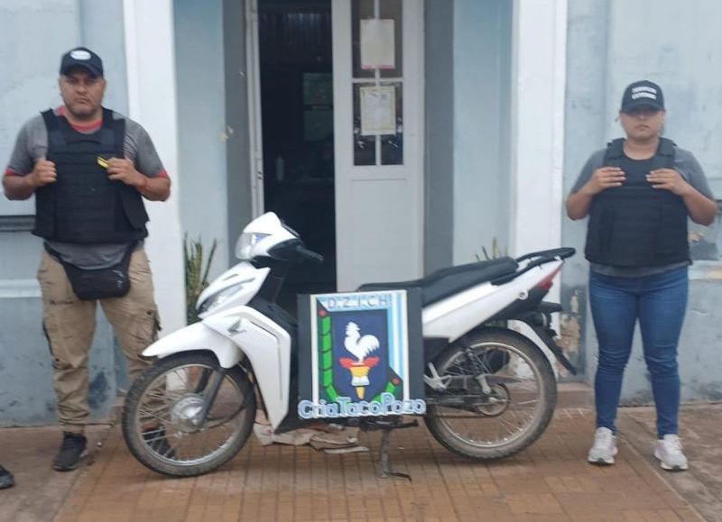 Recuperaron una moto robada y buscan intensamente al autor en Taco Pozo