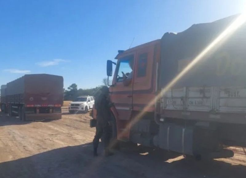 Secuestraron casi cien toneladas de maíz sin documentación válida en Pampa del Infierno