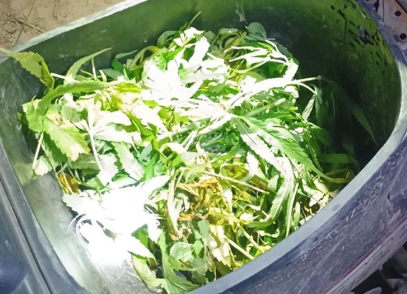 Un sujeto huyó y abandonó una moto con marihuana en Ciervo Petiso