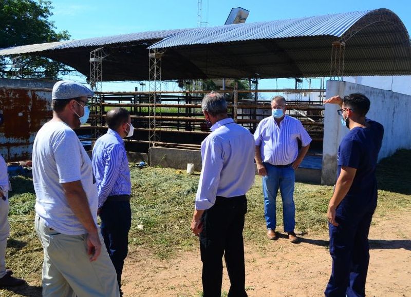Sander comparte su experiencia frigorífica municipal con su par Maidana de Colonia Elisa