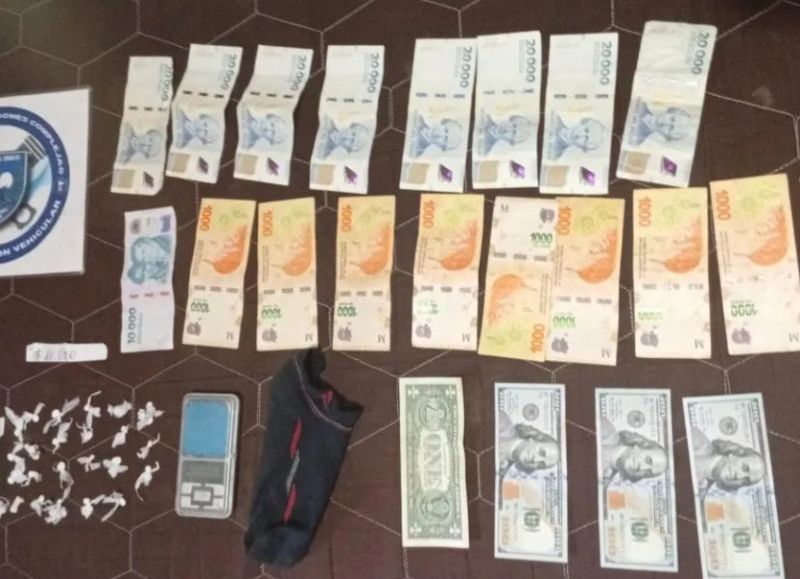 Un detenido y secuestro de drogas y dinero mediante allanamientos en Barranqueras