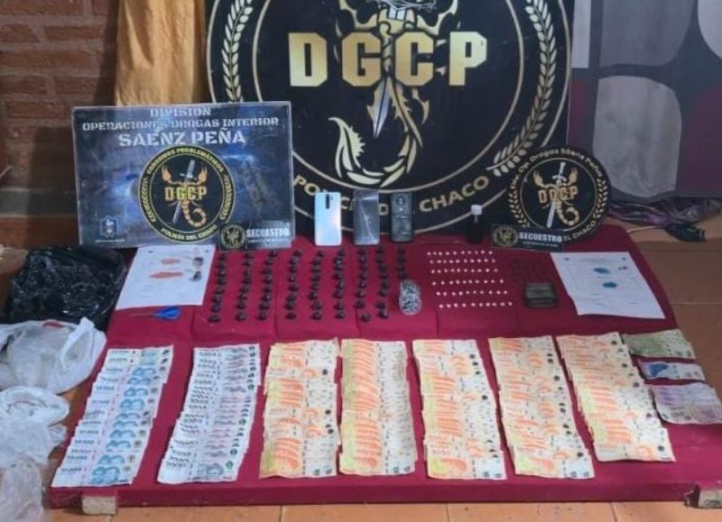 Allanamiento antidroga en Sáenz Peña: secuestran estupefacientes y detienen a dos mujeres