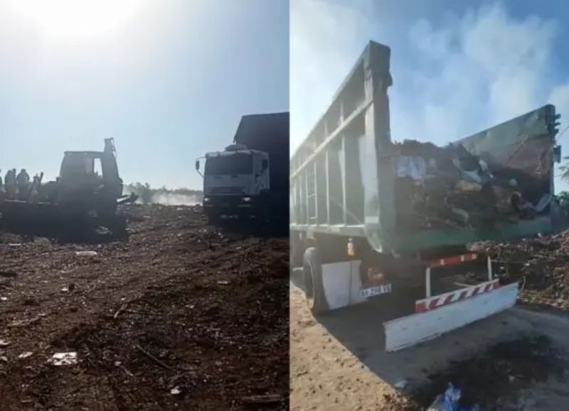 Denuncian que el municipio de Resistencia arroja basura cerca de una laguna en la zona Norte