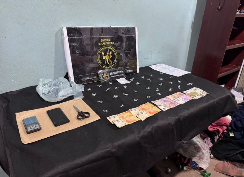 Allanaron una vivienda, secuestraron cocaína y detuvieron a un joven en Resistencia
