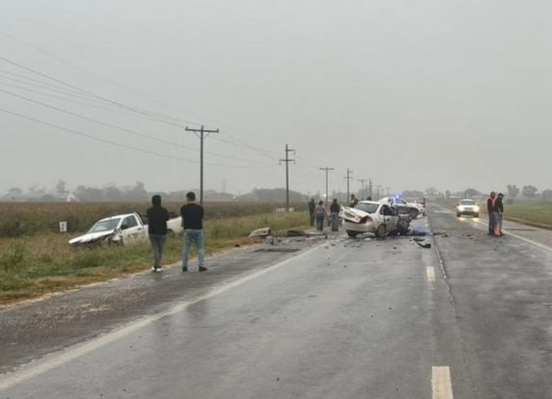 Tres personas fallecieron tras un grave choque en Pampa del Infierno