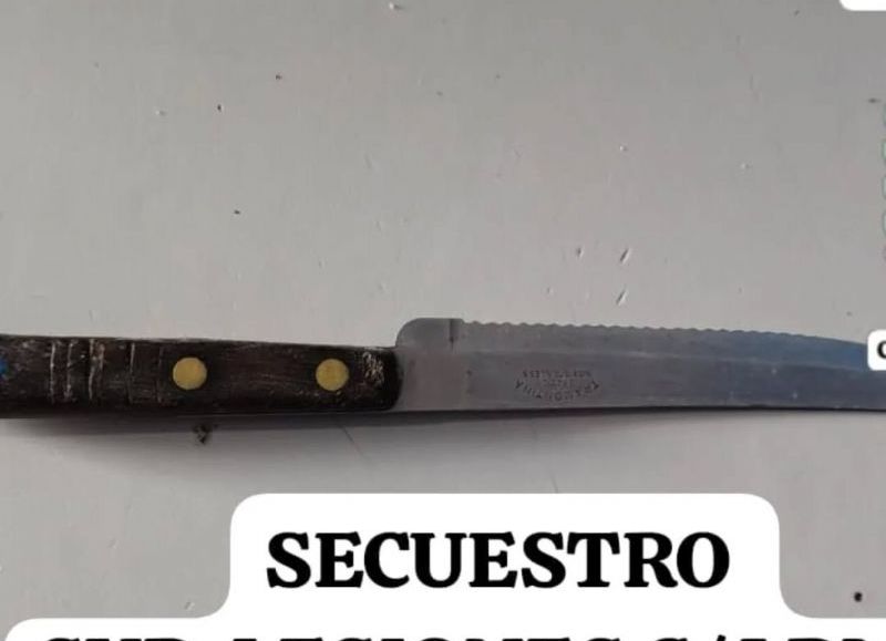 General Pinedo: adolescente apuñaló a un hombre que pelaba con su hermano